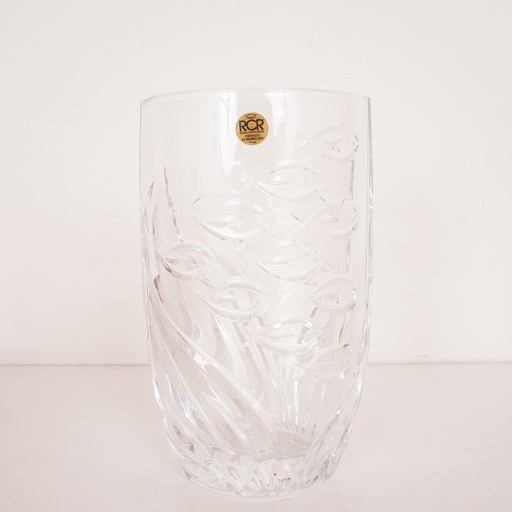 [SU0482] Vase cristal RCR Italie