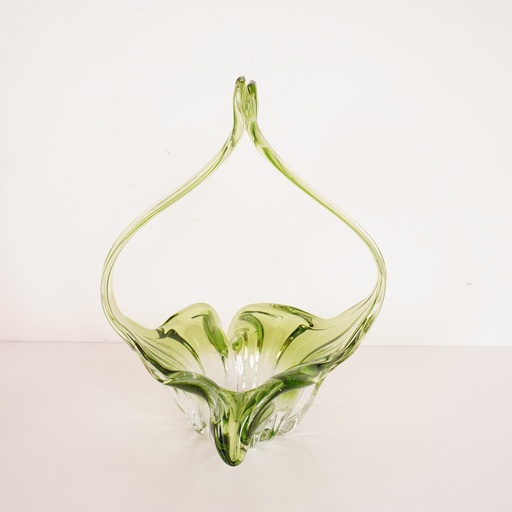 [SU0568] Vase/milieu de table verre soufflé