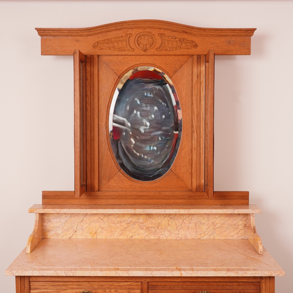 Coiffeuse bois aérogommé