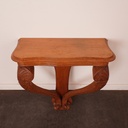 Console en chêne style Louis XV