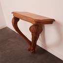 Console en chêne style Louis XV