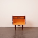 Table de nuit en bois vintage