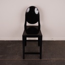 Chaise de bar noir brillant Kartell