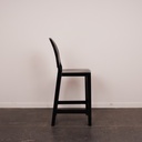 Chaise de bar noir brillant Kartell