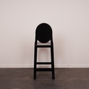 Chaise de bar noir brillant Kartell