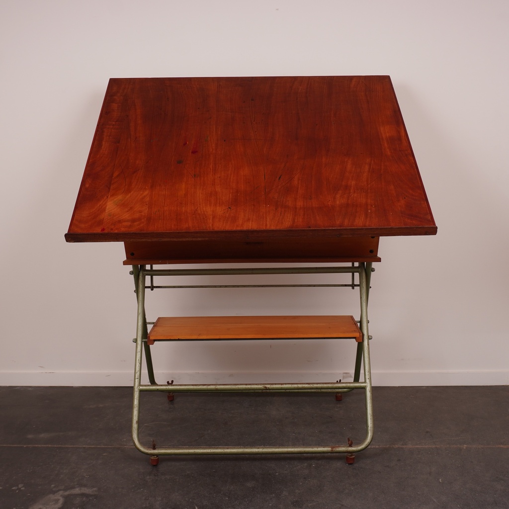 Table de dessin industriel vintage