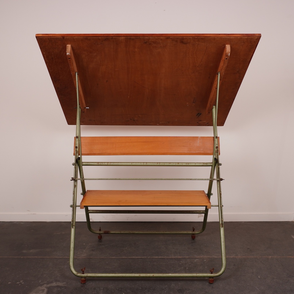 Table de dessin industriel vintage