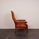 Fauteuil "Voltaire" en similicuir