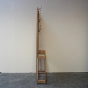 Vestiaire hall d'entrée bois aérogommé