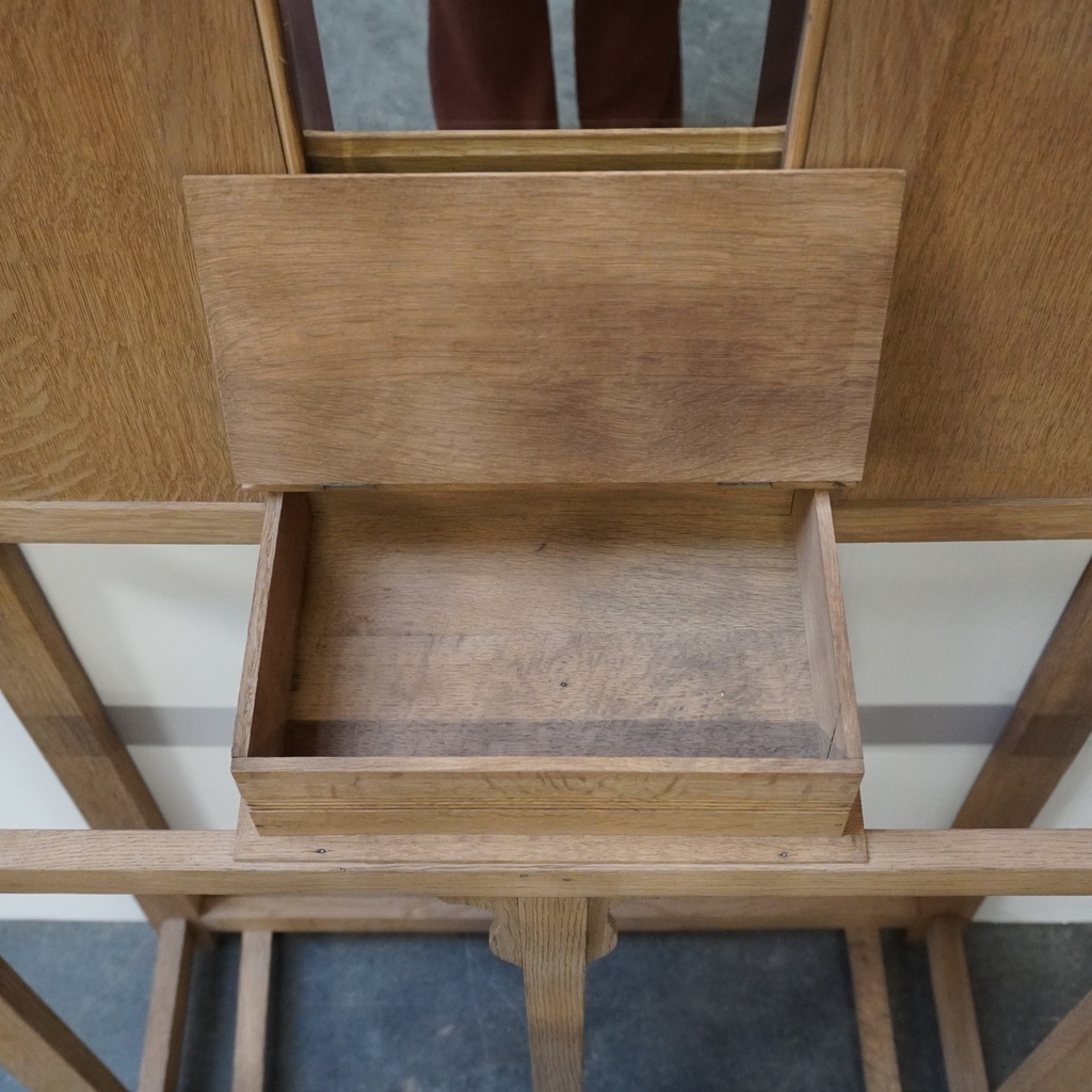 Vestiaire hall d'entrée bois aérogommé