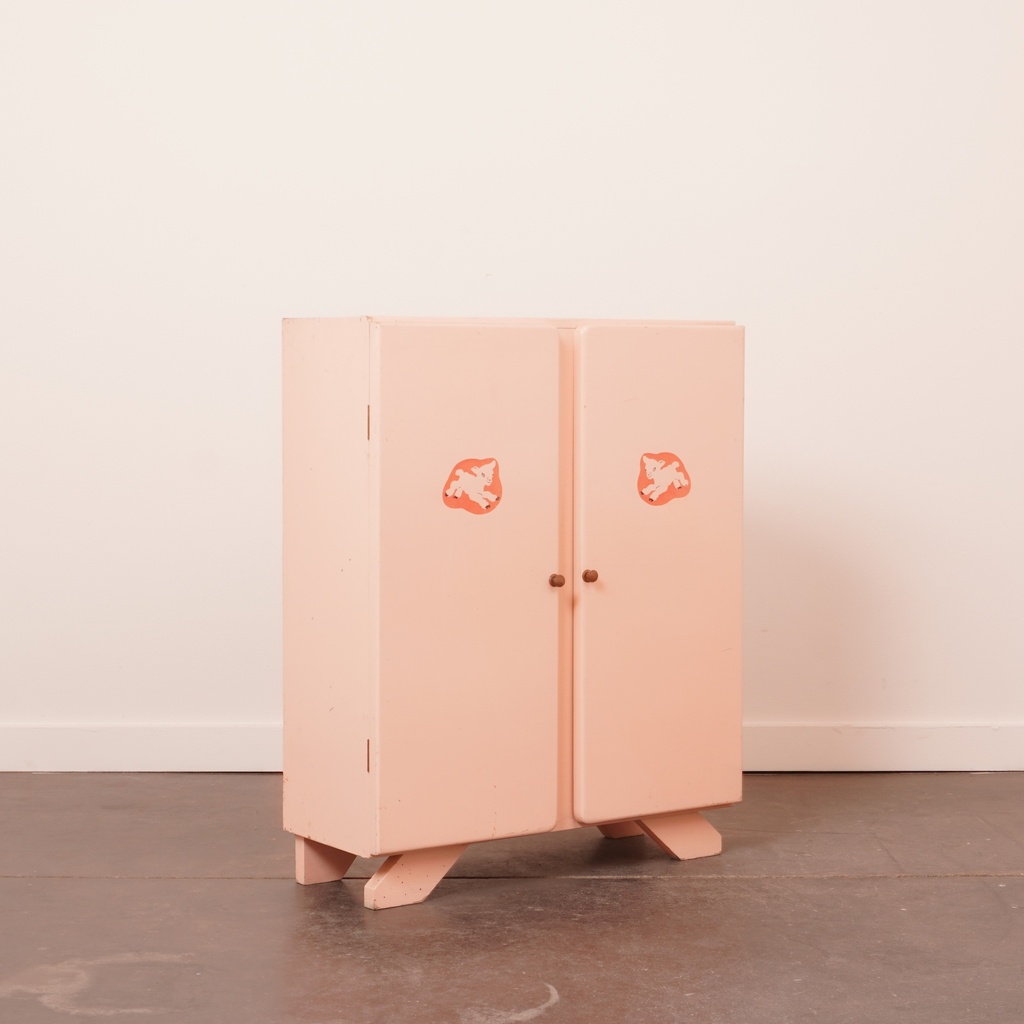 Penderie en bois enfant