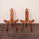 Paire de chaises "chalet de montagne"