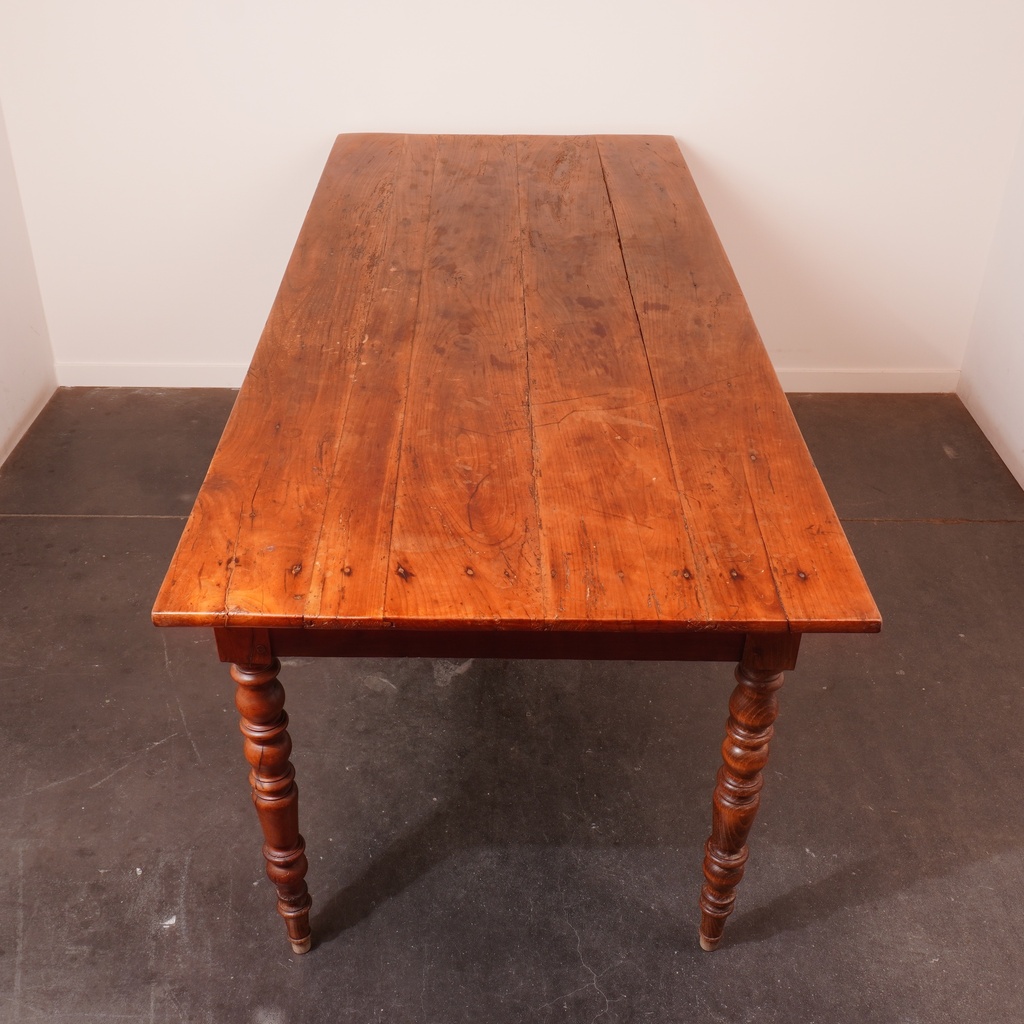 Table de ferme en chêne