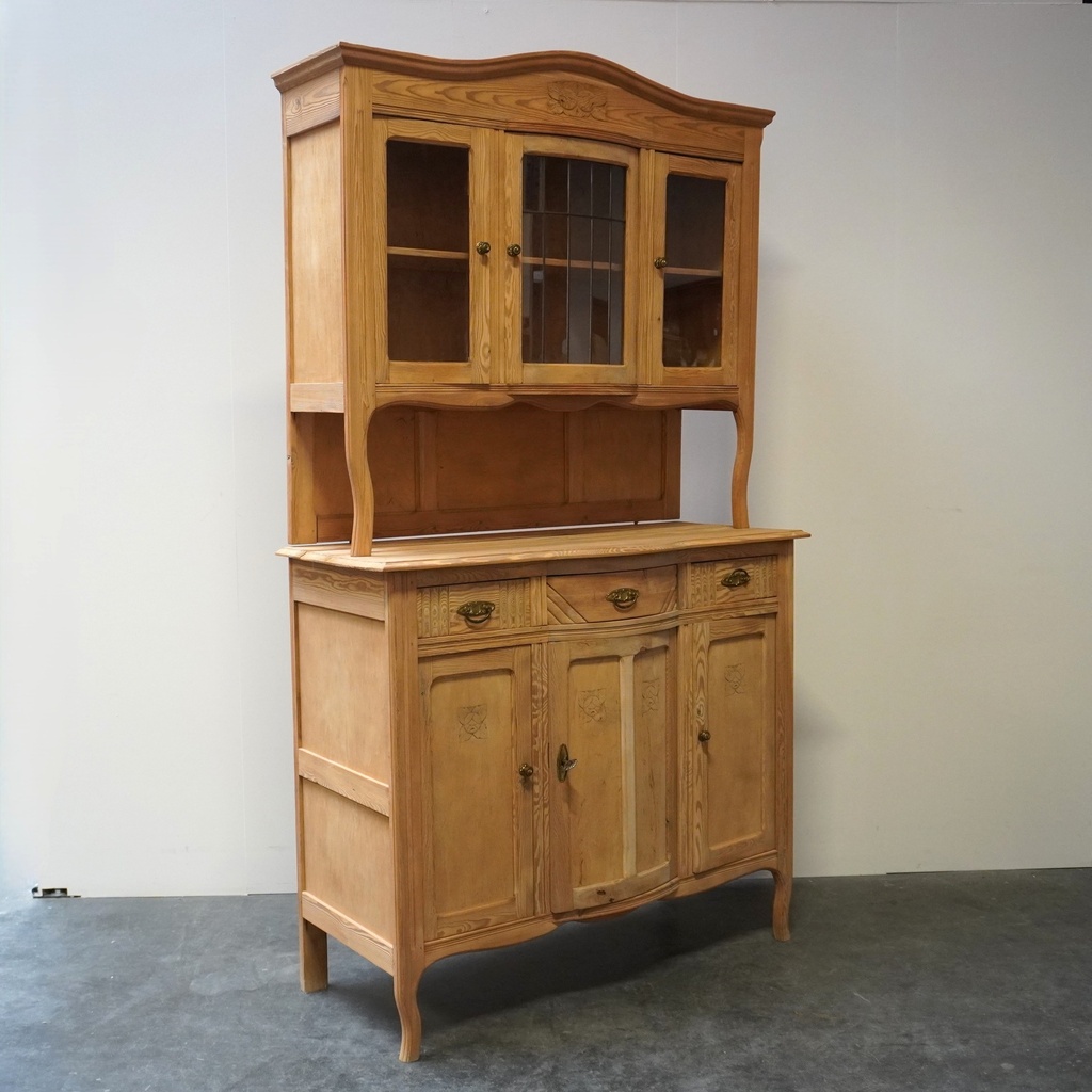 Vaisselier bois aérogommé