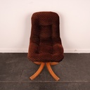 Série de 4 chaises vintages