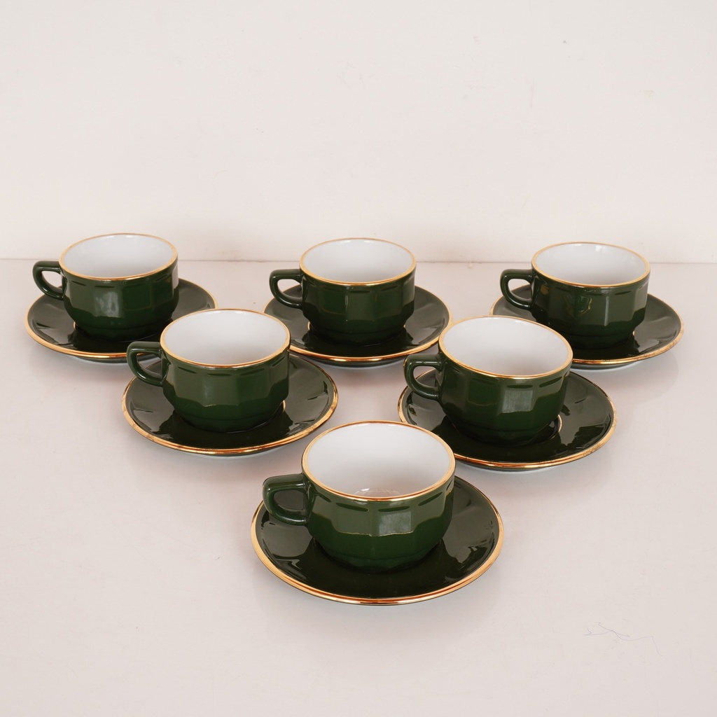 6 tasses/ss tasses APILCO Yves Deshoulières
