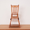 Chaise haute poupée vintage