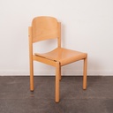 Chaise en bois HILLER vintage