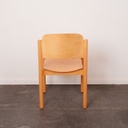 Chaise en bois HILLER vintage