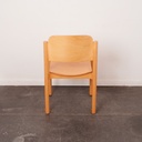 Chaise en bois HILLER vintage