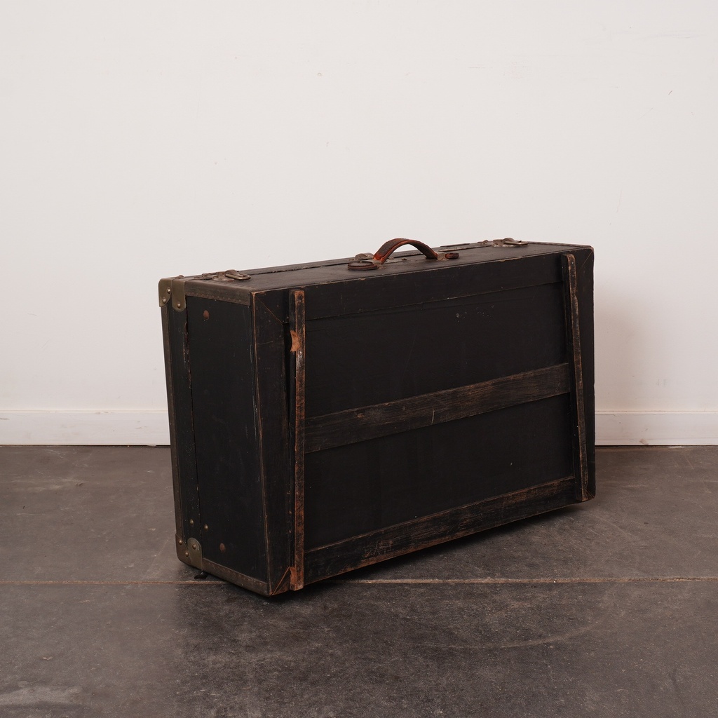 Malle/valise en bois vintage