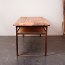 Table de style industriel vintage
