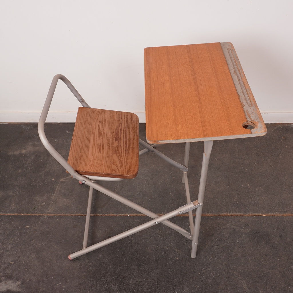 Bureau enfant pliant vintage
