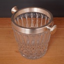 Seau à glace en cristal vintage