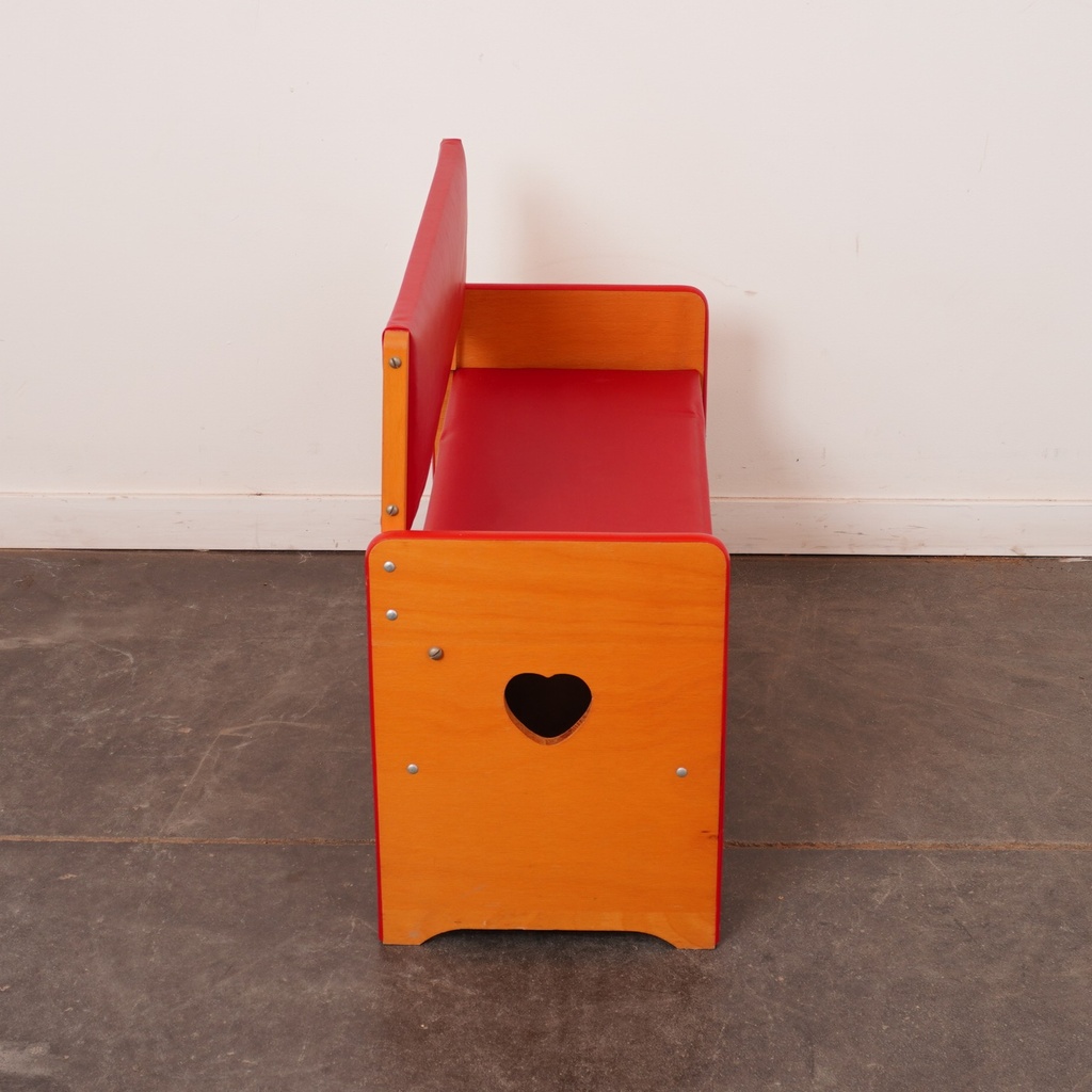 Banc coffre enfant vintage