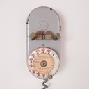 Téléphone mural métal vintage