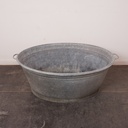 Bassine en zinc vintage