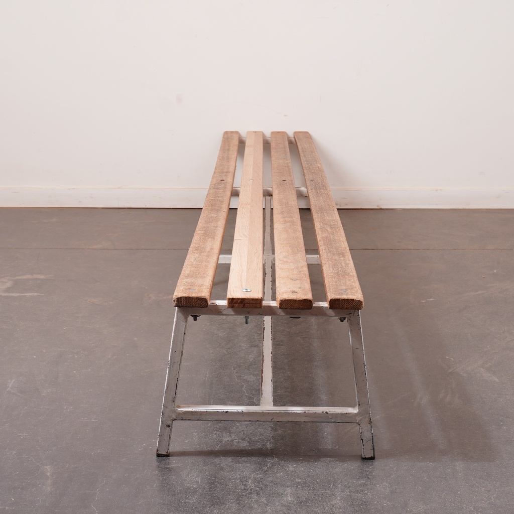 Banc d'école vintage