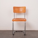 Chaise métal/bois vintage