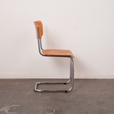 Chaise métal/bois vintage