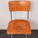 Chaise métal/bois vintage