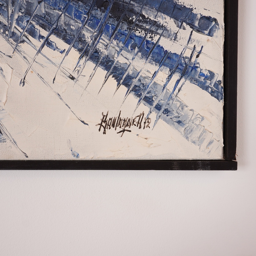 Huile sur toile signée