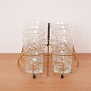 Série de 6 verres vintages