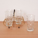 Série de 6 verres vintages