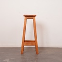 Tabouret haut en bois