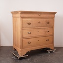 Commode en bois aérogommé