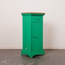 Meuble d'appoint métal/bois vintage