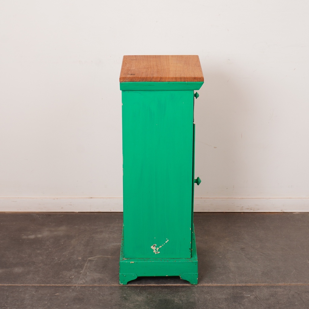 Meuble d'appoint métal/bois vintage
