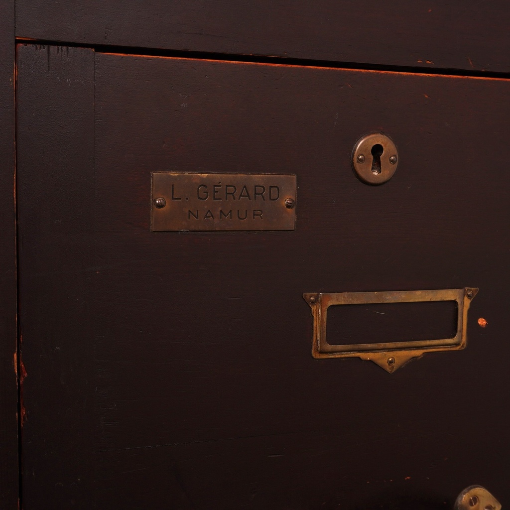 Meuble classeur bois vintage