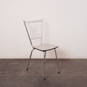 Série de 4 chaises formica vintage