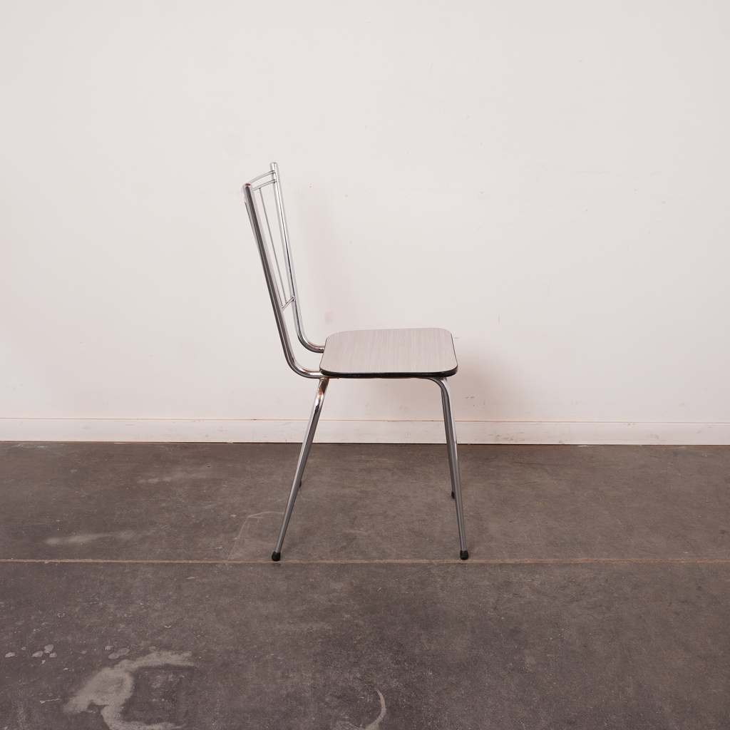 Série de 4 chaises formica vintage