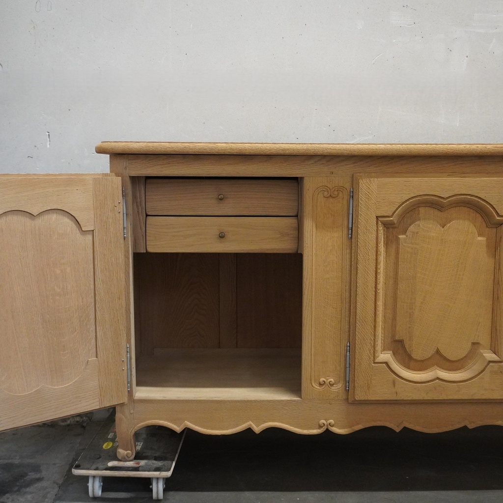 Meuble buffet bois aérogommé