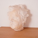 Tête d'angelot en plâtre