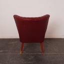 Fauteuil cocktail simili vintage