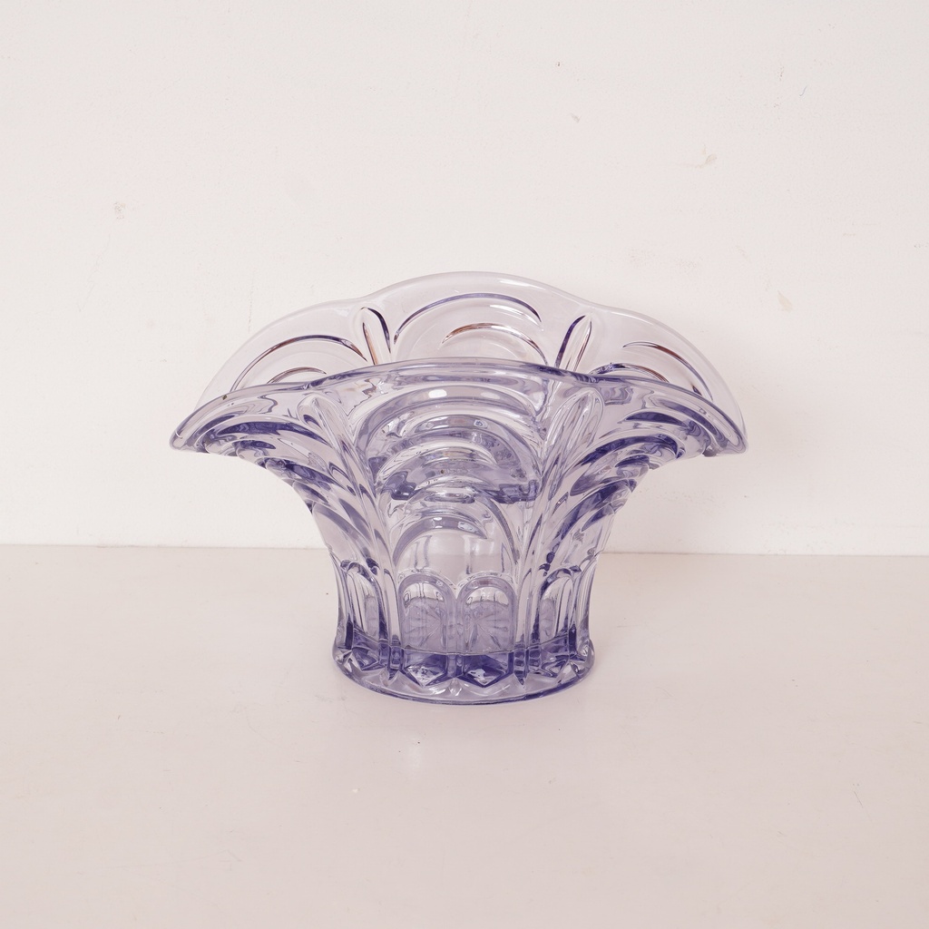 Vase/pique fleurs verre vintage