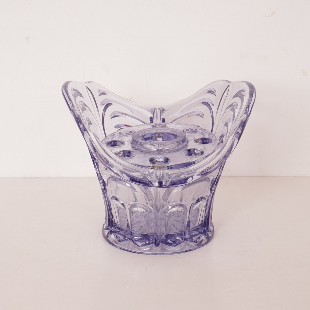 Vase/pique fleurs verre vintage